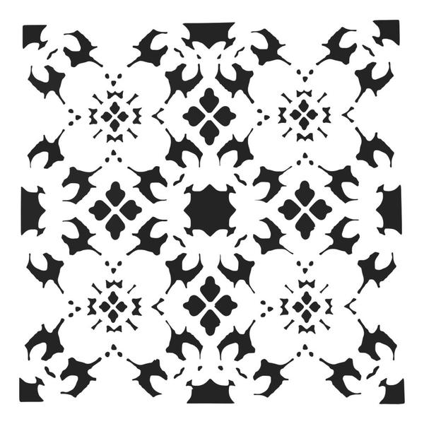 TCW Stencil Poppy Grid / Mollies New Zealand