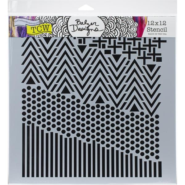 TCW Stencil Shape Landscape / Mollies New Zealand