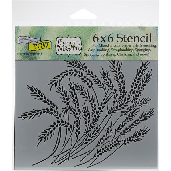 TCW Stencil Wheat Stalks / Mollies New Zealand