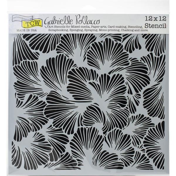 TCW Stencil Lush Petals / Mollies New Zealand