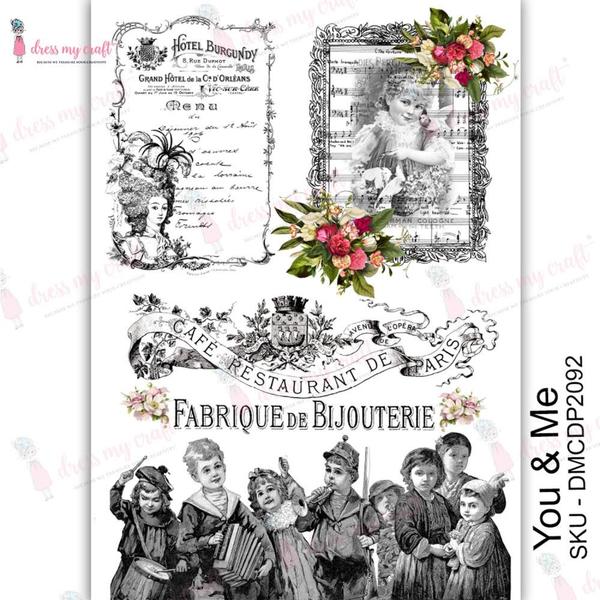 DRESS MY CRAFT Water Transfer You & Me / Mollies New Zealand