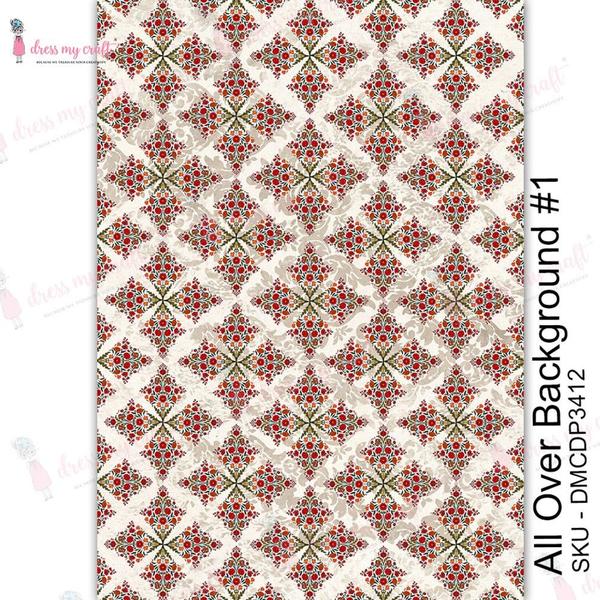 DRESS MY CRAFT Water Transfer All Over Background #1 | Mollies Make And Create NZ