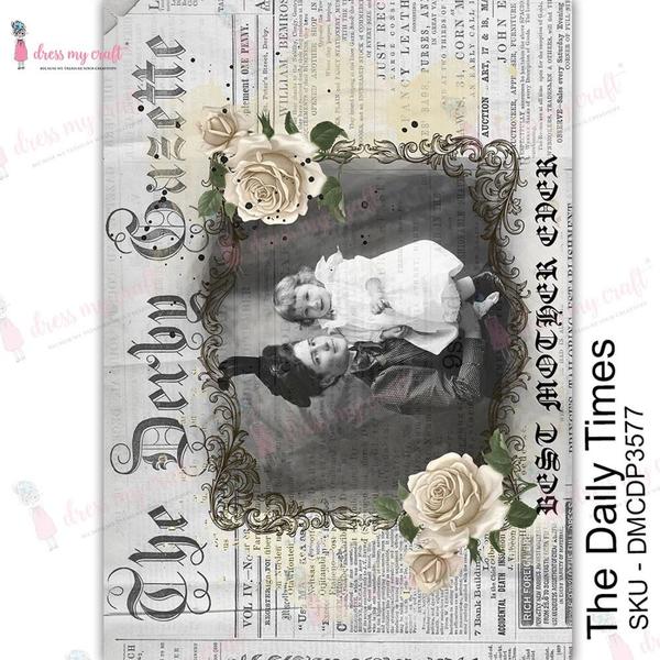 DRESS MY CRAFT Water Transfer The Daily Times / Mollies New Zealand
