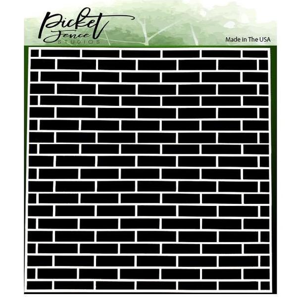 PICKET FENCE Stencil English Brick Wall / Mollies New Zealand