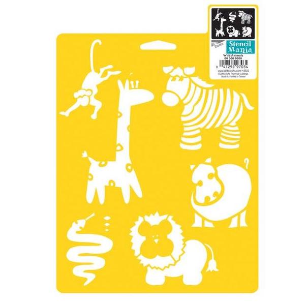 STENCIL MANIA Wild Animals / Mollies New Zealand