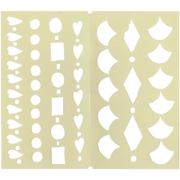 DYLUSIONS Stencil Border It Too / Mollies New Zealand