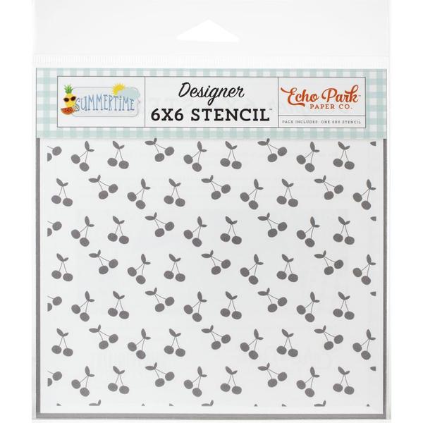 ECHO PARK Stencil Sweet Cherries / Mollies New Zealand