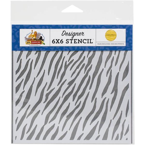 CARTA BELLA Stencil Zebra / Mollies New Zealand
