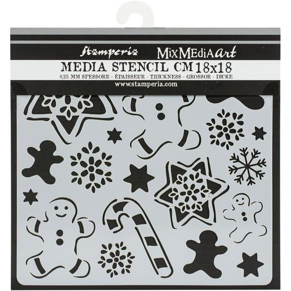 STAMPERIA Stencil Gingerbread / Mollies New Zealand