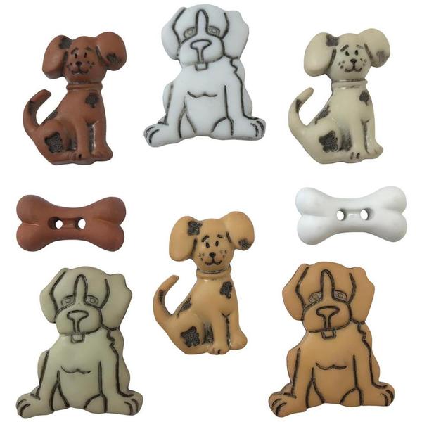 BUTTONS GALORE Puppy Love / Mollies New Zealand