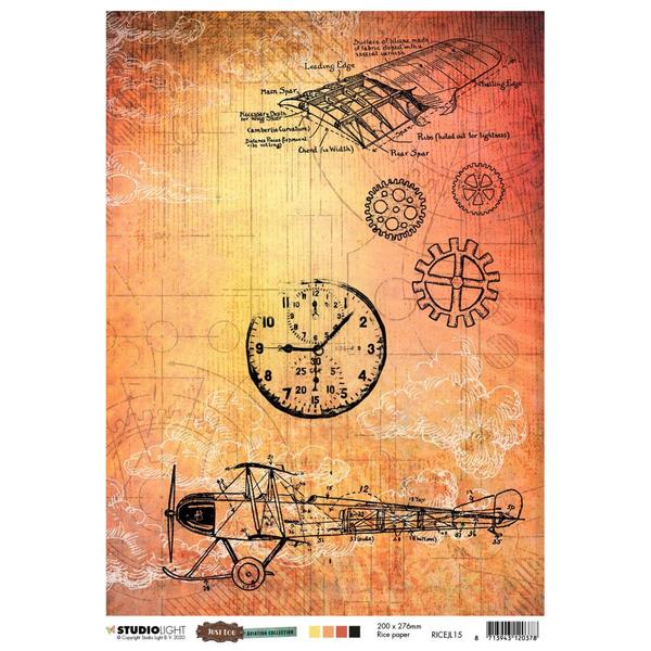 STUDIO LIGHT A4 Rice Paper NR. 15 / Mollies New Zealand