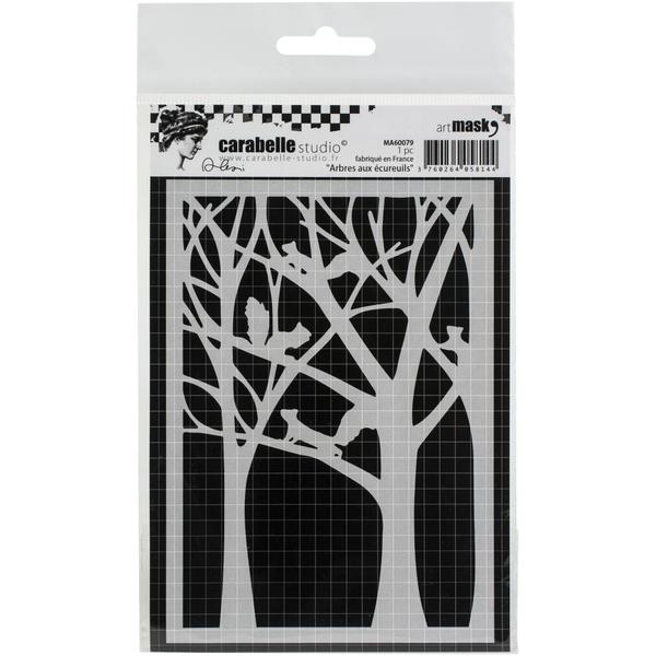 CARABELLE STUDIO Stencil Squirrel Trees / Mollies New Zealand