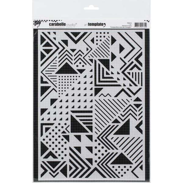 CARABELLE STUDIO Stencil Triangles / Mollies New Zealand