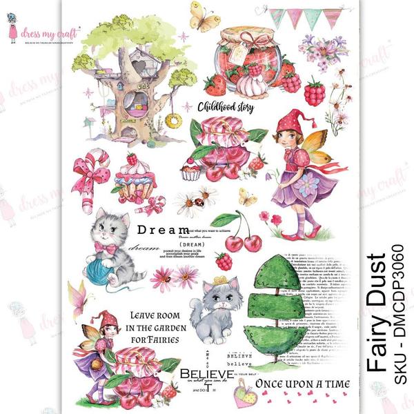 DRESS MY CRAFT Water Transfer Fairy Dust / Mollies New Zealand