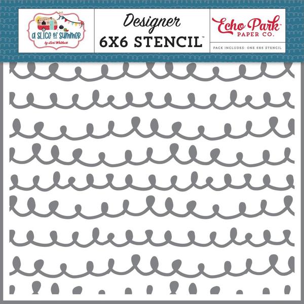 ECHO PARK Stencil Sweet Loops / Mollies New Zealand