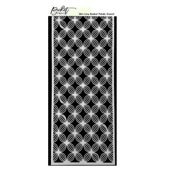 PICKET FENCE Stencil Slimline Basket Petals / Mollies New Zealand