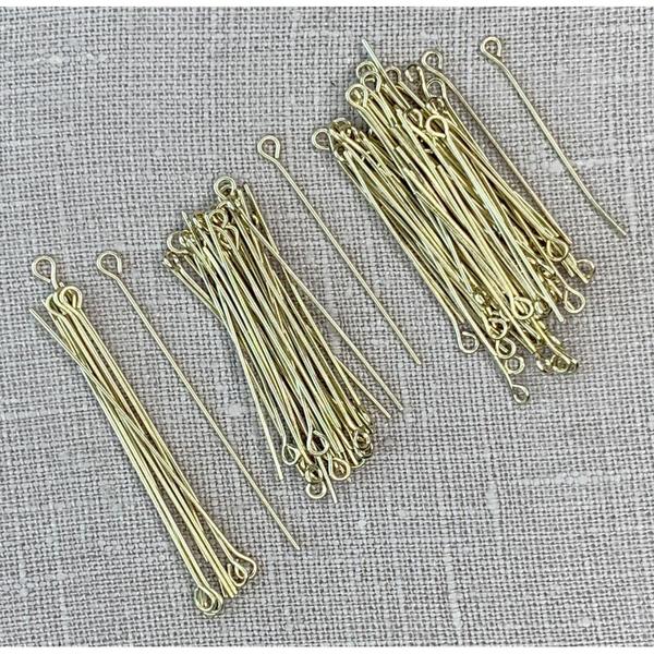 MADE BY ME Eye Pins Gold / Mollies New Zealand