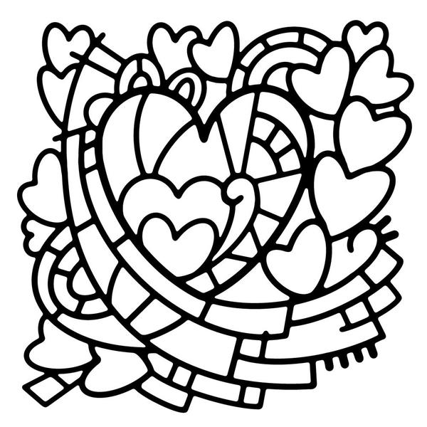 CREATIVE EXPRESSIONS Stencil Heart Window / Mollies New Zealand