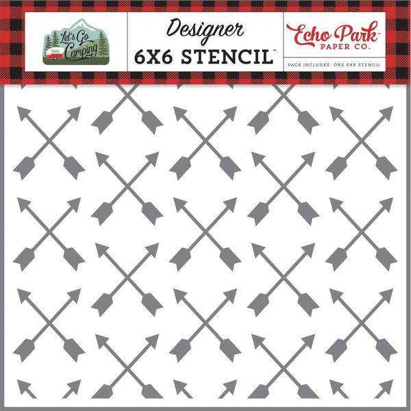 ECHO PARK Stencil Shooting Arrows / Mollies New Zealand