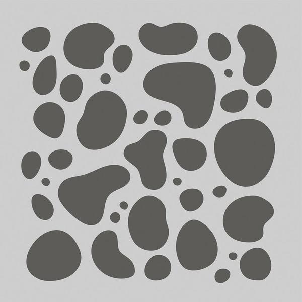 SIMPLE STORIES Stencil Cow Dots / Mollies New Zealand