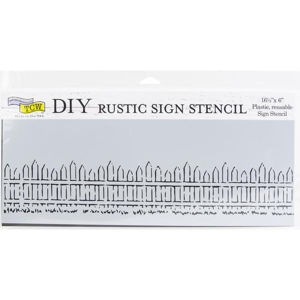 TCW Stencil Picket Fence / Mollies New Zealand