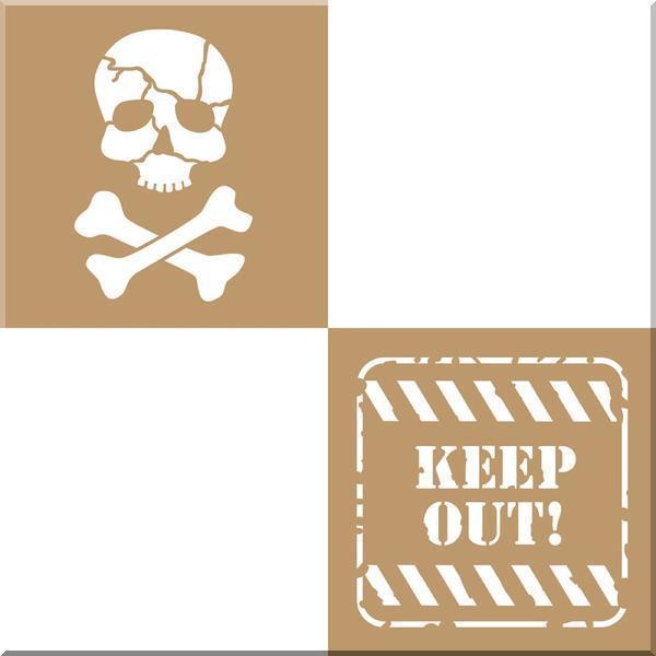 DECO ART Stencil Hazard / Mollies New Zealand