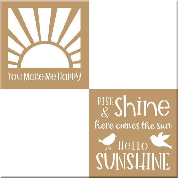 DECO ART Stencil Hello Sunshine / Mollies New Zealand