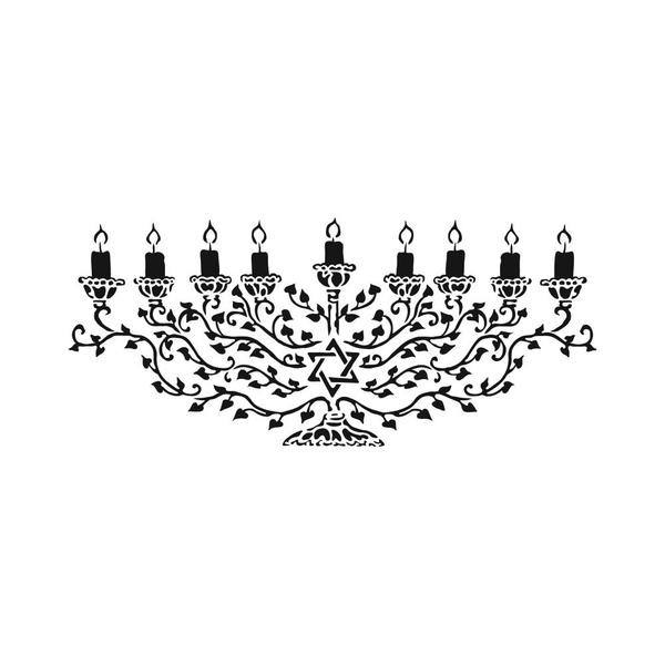 TCW Stencil Menorah / Mollies New Zealand