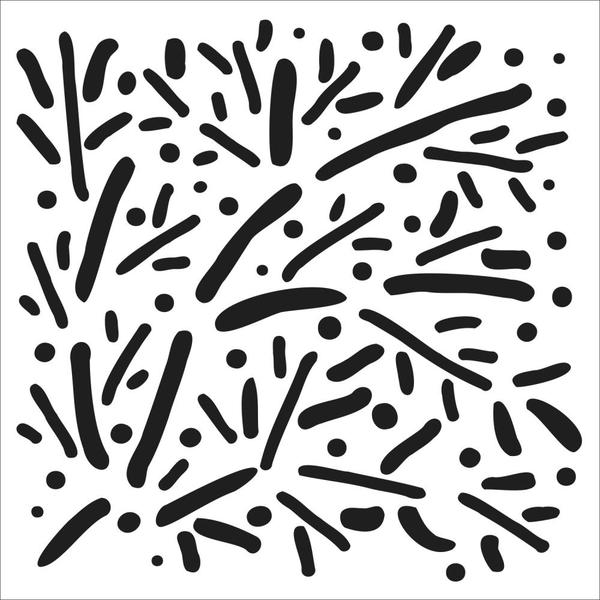 TCW Stencil Scattered Branches / Mollies New Zealand