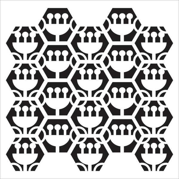 TCW Stencil Tulip Hexagons / Mollies New Zealand
