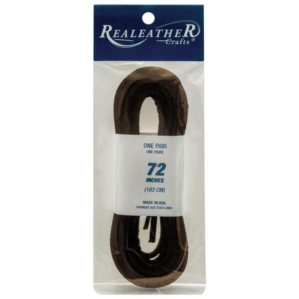 REALEATHER Leather Lacing 3mm 183cm Dark Brown / Mollies New Zealand