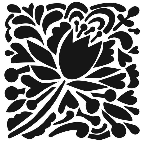 TCW Stencil Tulip Party / Mollies New Zealand