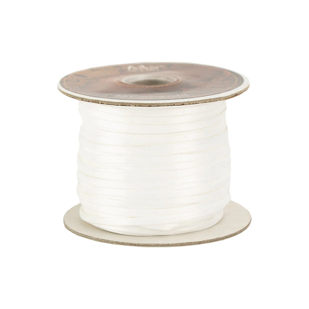 IVAN Faux Imperial Lacing 3mm 45m White / Mollies New Zealand