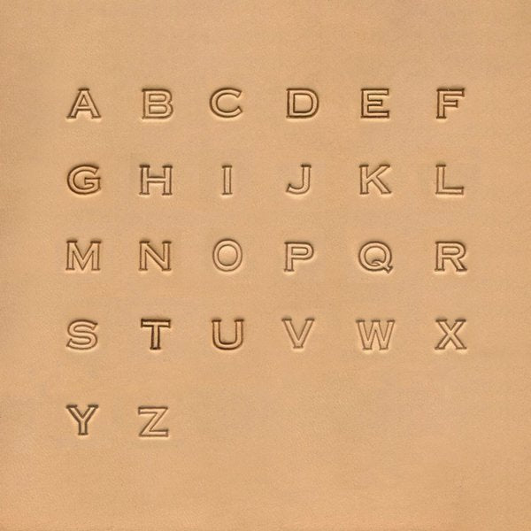 IVAN Block Alphabet Stamp Set 6.5mm / Mollies New Zealand