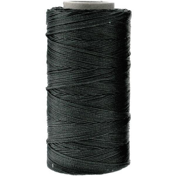 IVAN Waxed Nylon Awl Thread Black 1.0mm 247m / Mollies New Zealand
