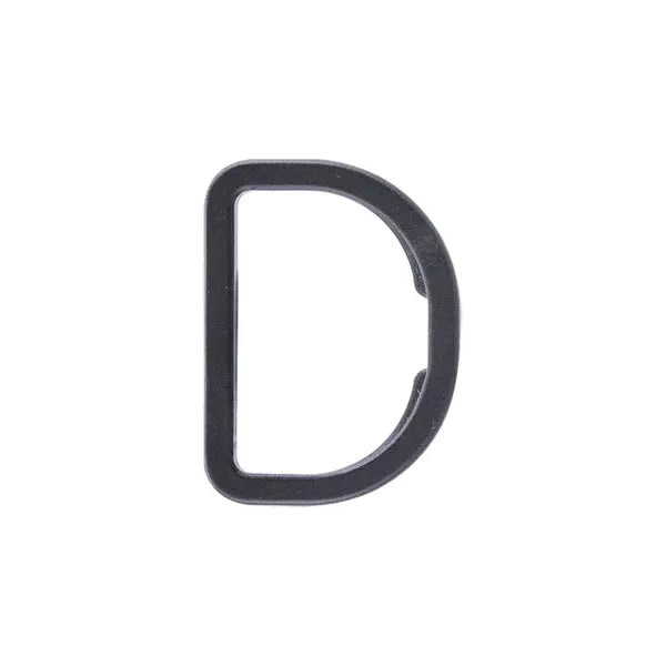 IVAN Black Plastic Dees 4PK Black 38mm (1-1 2") / Mollies New Zealand