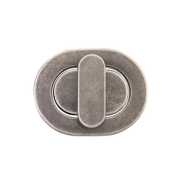 IVAN Clasp Ashford Turn Lock Antique Nickel 40mm (1-1 2") / Mollies New Zealand