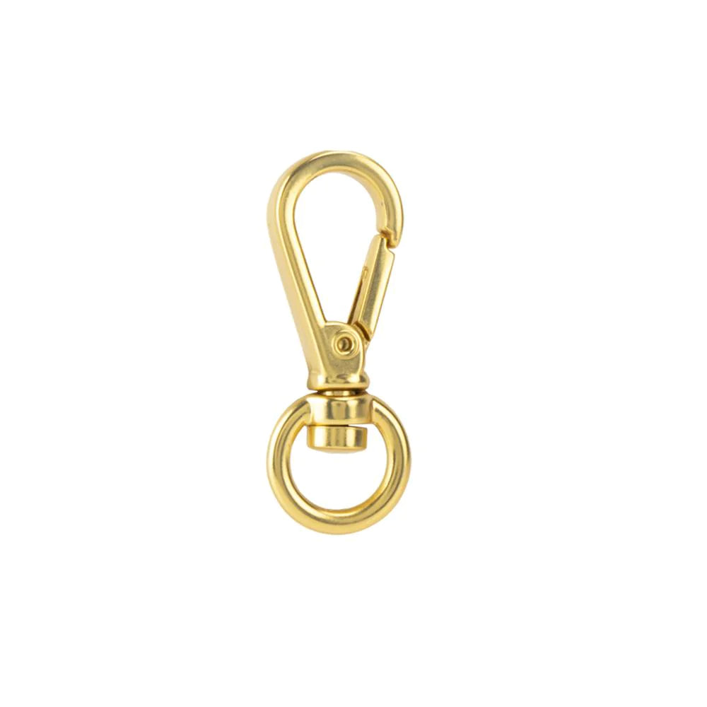 IVAN Slim Spring Snaps Matt Gold 8mm (5 16") Each / Mollies New Zealand
