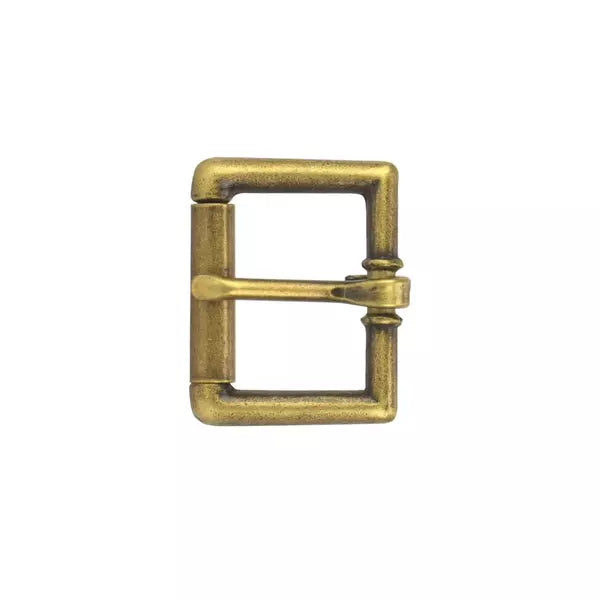 IVAN End Bar Roller Buckles Antique Brass 25mm (1") / Mollies New Zealand
