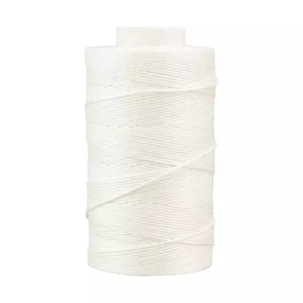 IVAN Unwaxed Linen Thread White White 1.0mm 256m / Mollies New Zealand