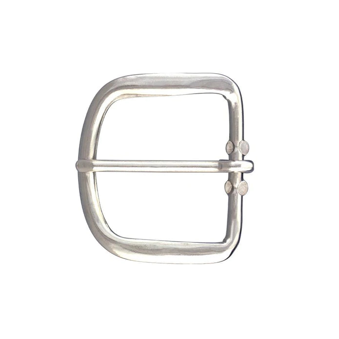 IVAN Econo Heel End Bar Buckle Nickel Plate 38mm (1-1 2") / Mollies New Zealand