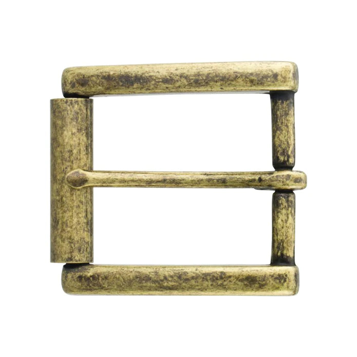 IVAN Prong End Bar Roller Buckle Antique Brass 38mm (1-1 2") / Mollies New Zealand