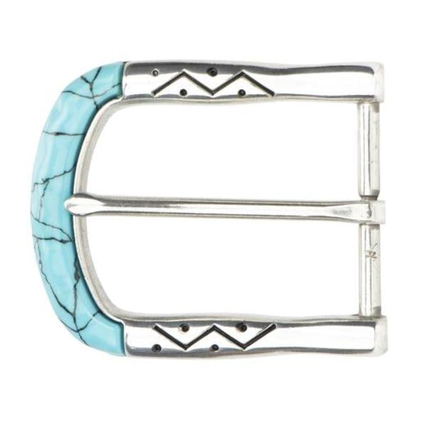 IVAN Mojave End Bar Buckle Antique Silver 38mm (1-1 2") / Mollies New Zealand