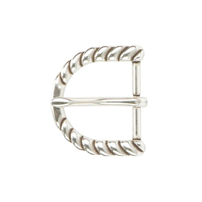 IVAN Rope Strap End Bar Buckle Antique Silver 38mm (1-1 2") / Mollies New Zealand