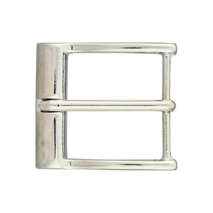 IVAN Metro Belt End Bar Buckle Solid Brass Nickel Plate 38mm (1-1 2") / Mollies New Zealand
