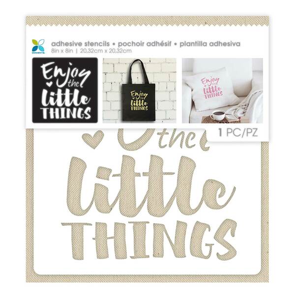 MOMENTA Adhesive Stencil Little Things / Mollies New Zealand