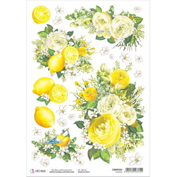 CIAO BELLA Rice Paper Taormina A4 / Mollies New Zealand