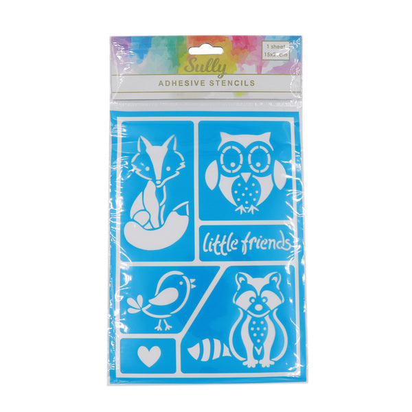 SULLY Stencil Adhesive Little Friends / Mollies New Zealand