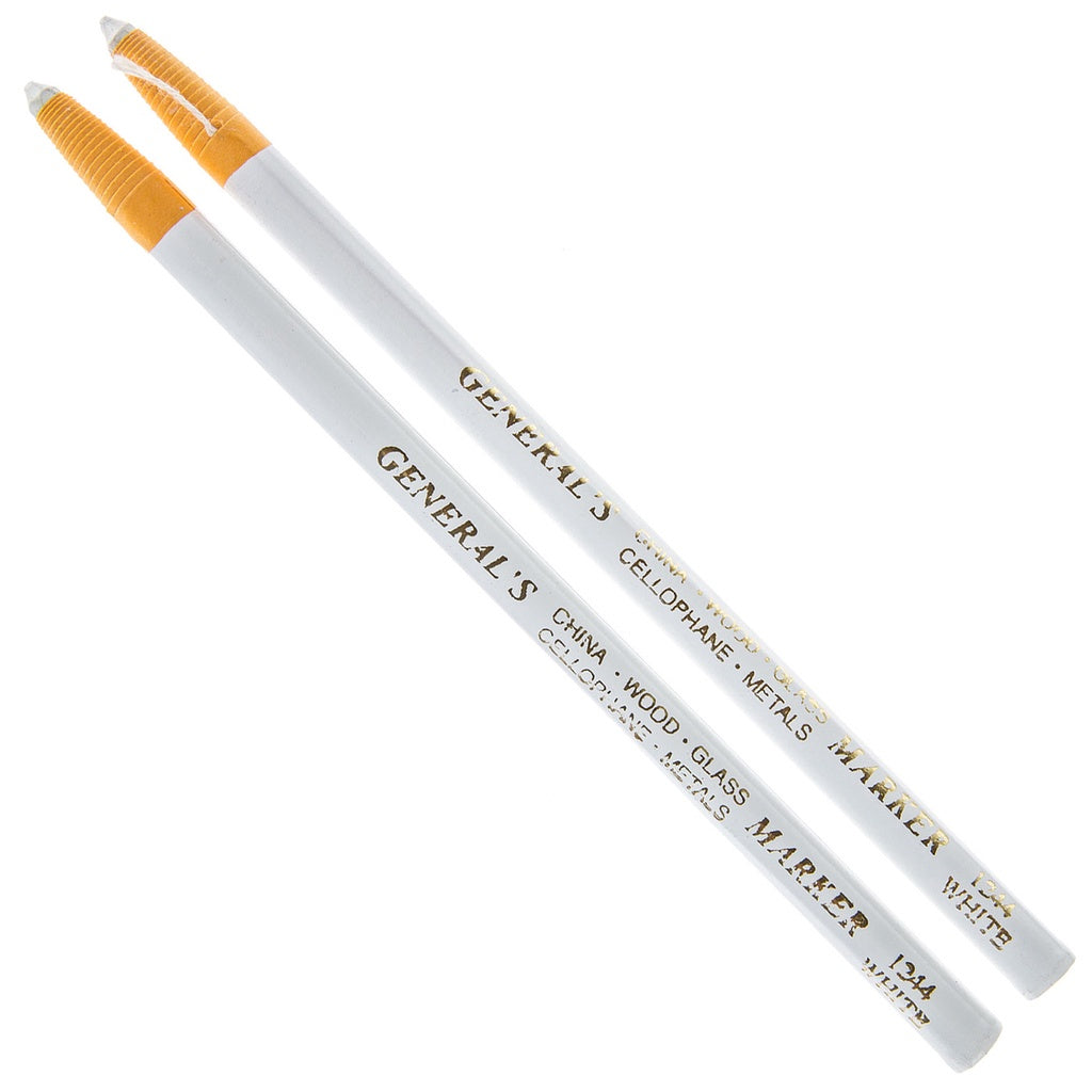 GENERAL'S Multi-Purpose Grease Pencil White Each / Mollies New Zealand