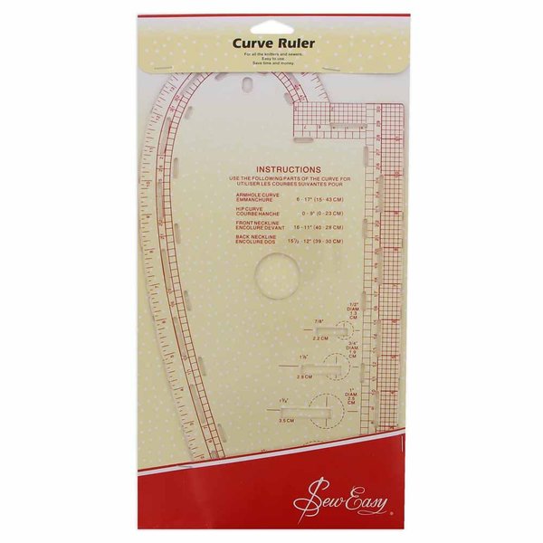 SEW EASY Curve Ruler / Mollies New Zealand